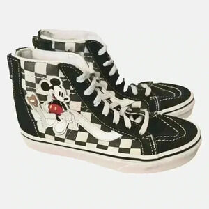 Disney x Sk8-Hi Zip Toddler 'Mickey Mouse' Checker Sneaker 1